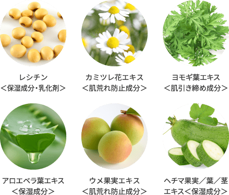 45種類の天然植物成分